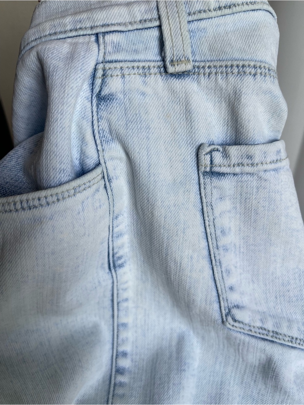 L’AGENCE Harmon High Waist Slim Raw Hem Jeans Electra Wash Size 27 - Picture 13 of 16